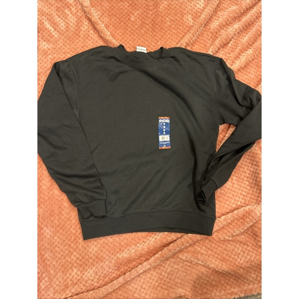 Mission Ridge‎ Men's Black Long Sleeve Crewneck Pullover Sweatshirt Size Small